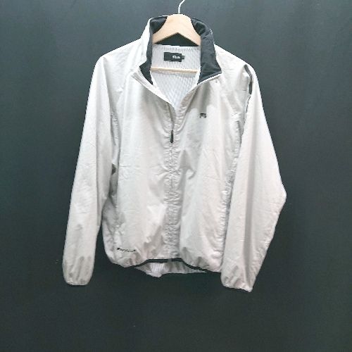 ◇ FILA フィラ ハイネック ジップアップ ロゴプリント 長袖