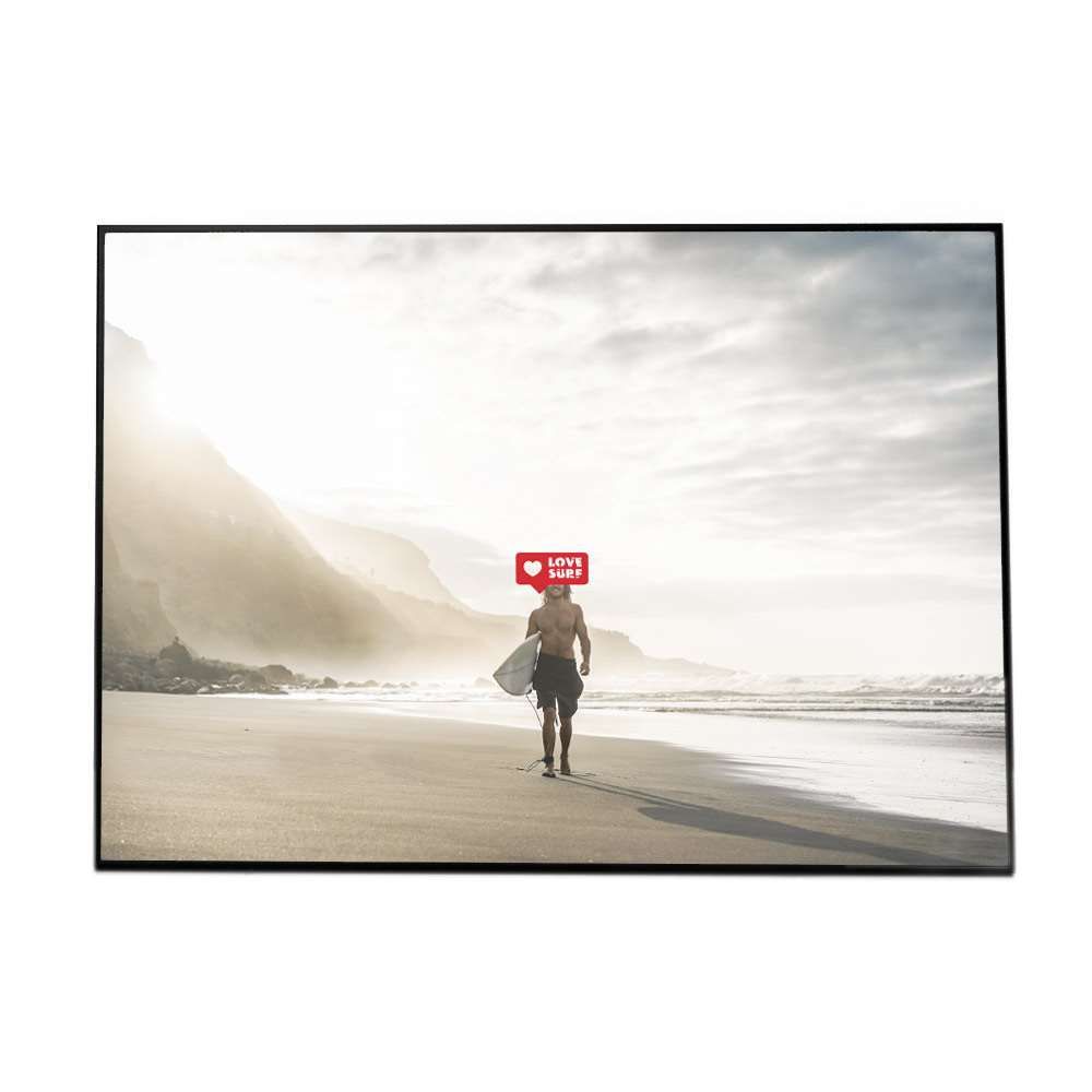 B 約73 x 103 cm yoko poster 7080 サーフ サーファー ビーチ 海岸 西海岸 アートプリント ポスター インテリア アート モダン シンプル お洒落 特大 大きい 小さい 横