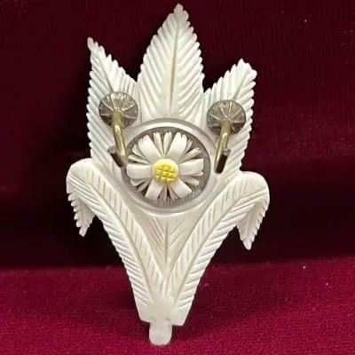 スイス製 アンティーク骨製ミニチュア壁掛け