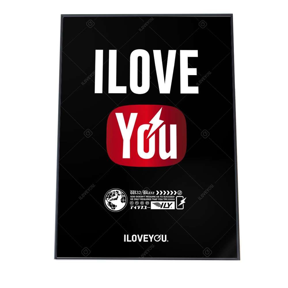 B 約73 x 103 cm yoko poster i 003 動画 アイコン ロゴ アートプリント ポスター インテリア おしゃれ アート モダン シンプル お洒落 特大 大きい 小さい 縦