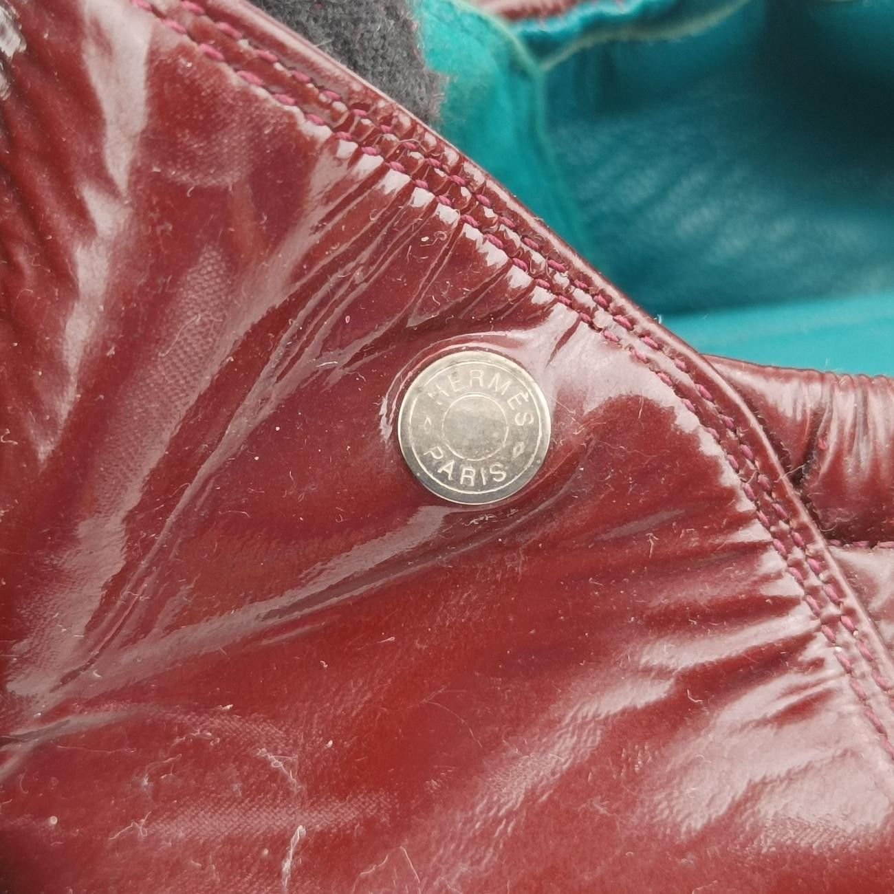 エルメスHermesオックスフォードレッドパテント