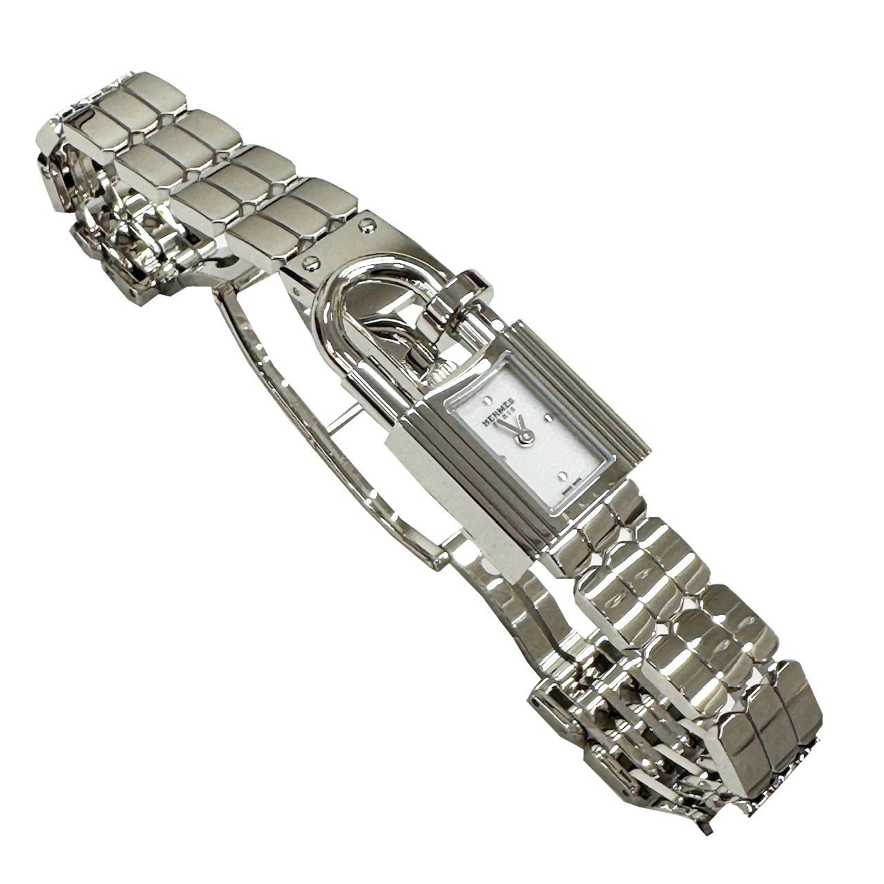 HERMES エルメス ケリーウォッチ KE 4 110 腕時計 白文字盤 SS ステンレススチール クォーツ レディース お洒落 お出掛け ブランドギャラリー