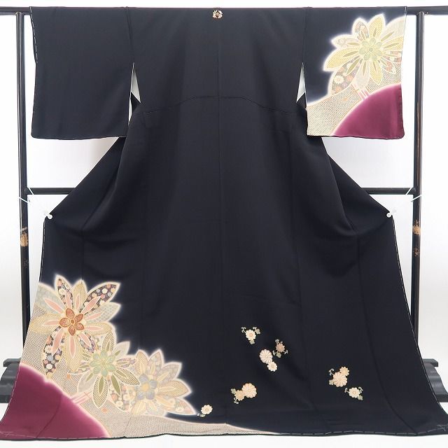 仕付け糸付 地平線から顔を出す華”訪問着