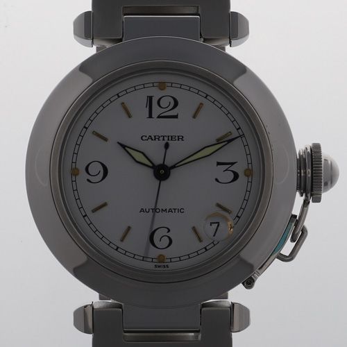 139876 CARTIER カルティエ ホワイト ステンレス 自動巻き 当店オリジナルボックス