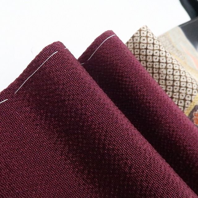 ❁tomihisa❁ 越後屋謹製 着物 正絹 仕付け糸付 地平線から顔を出す華”訪問着 7517