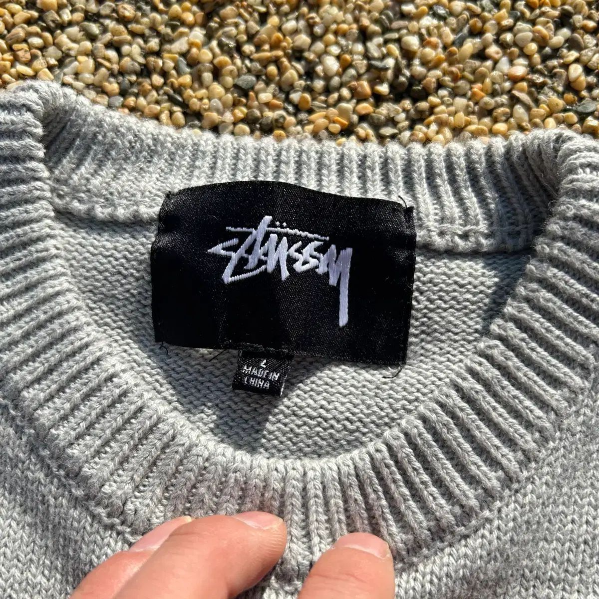 STUSSY ステューシー コントラスト ストライプ ニット-大人気 アウトレット