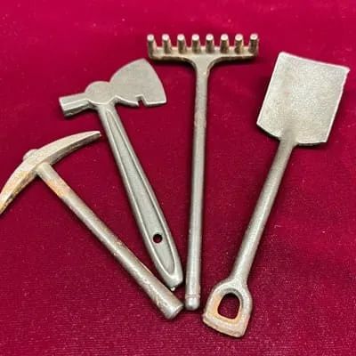 フランス製アンティーク ミニチュア 鉄製農具