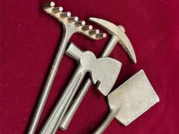 フランス製アンティーク ミニチュア 鉄製農具