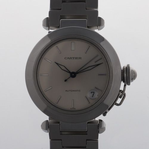 140291 CARTIER カルティエ シルバー ステンレス 自動巻き 当店オリジナルボックス