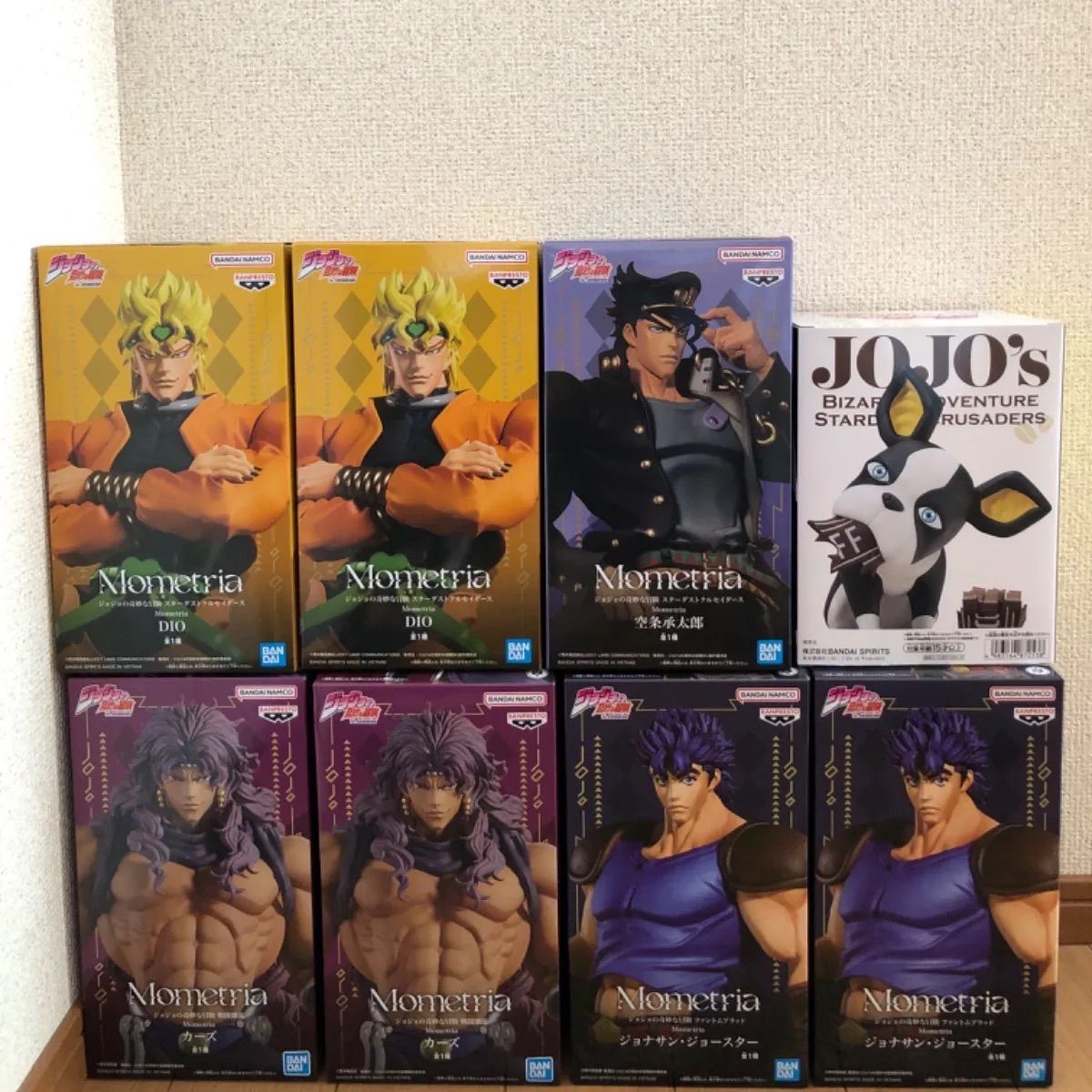 ジョジョの奇妙な冒険 Mometria プライズ フィギュア 8個 セット