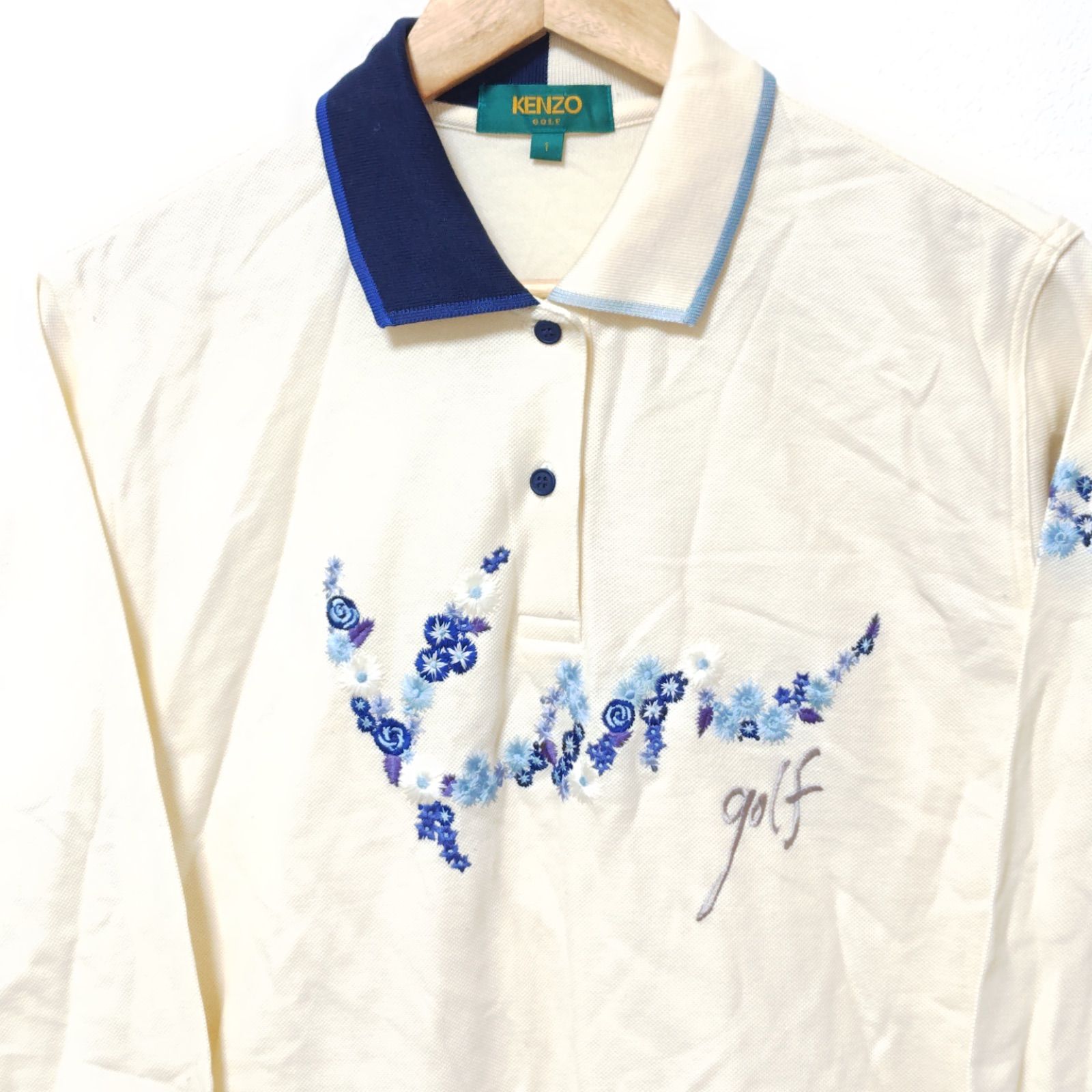 日本製◎ゴルフにも◎【KENZO】ケンゾー ポロシャツ 長袖 トップス