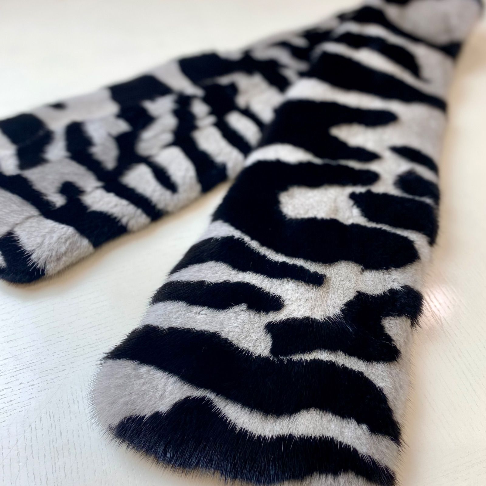 激安！！贅沢✨*SAGA MINK* 両面ミンク マフラー 日本製 新品120