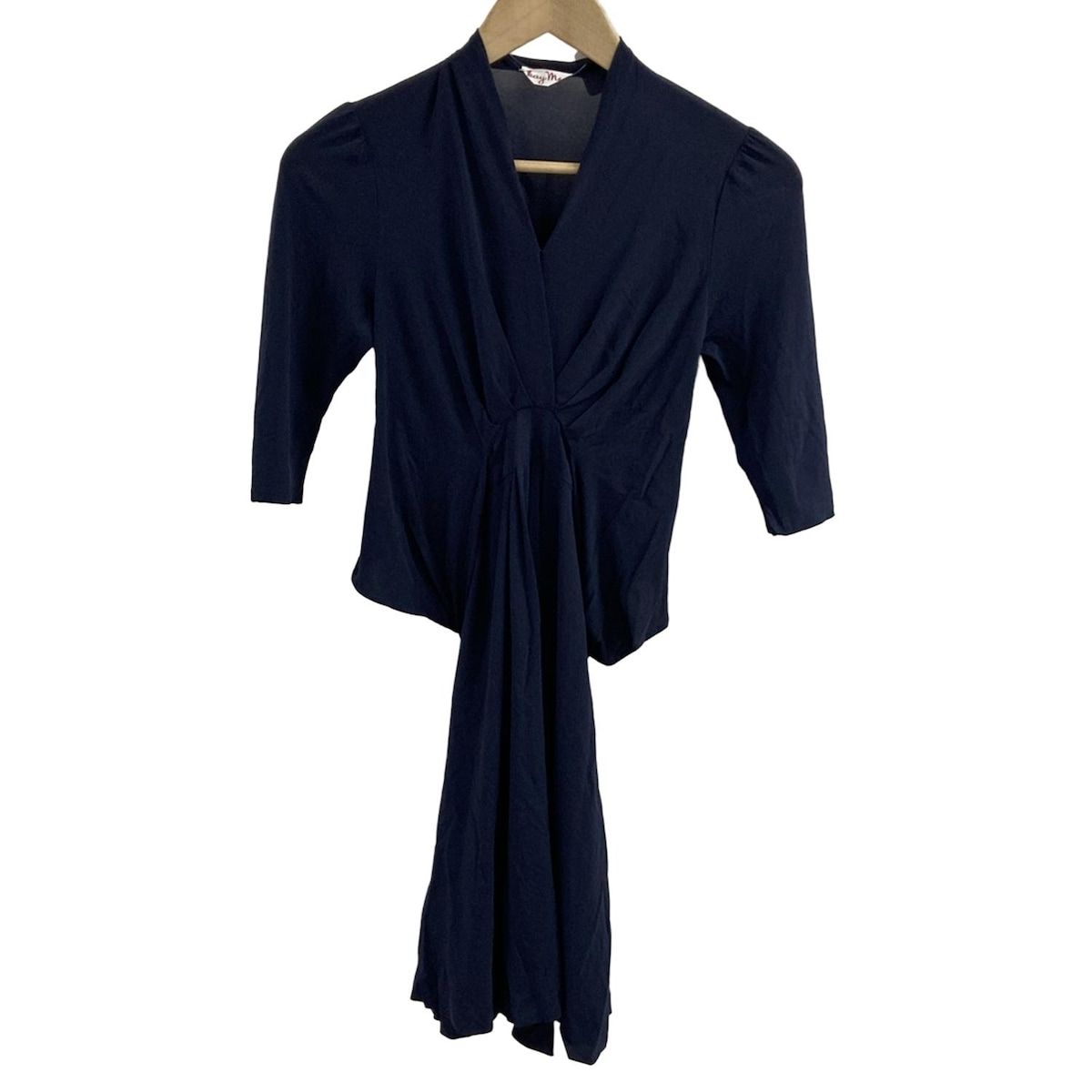 kayme(ケイミー) ワンピース レディース美品 - ダークネイビー Vネック