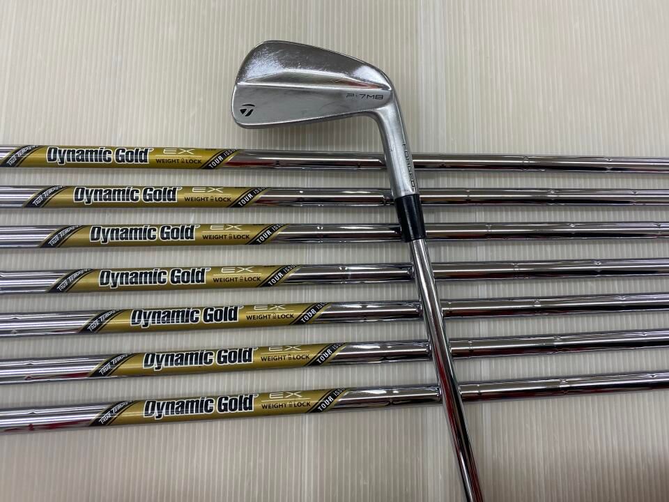 テーラーメイド 訳あり P 7 MB 2025 ダイナミックゴールド EX ツアー イシュー S 200フレックス アイアンセット