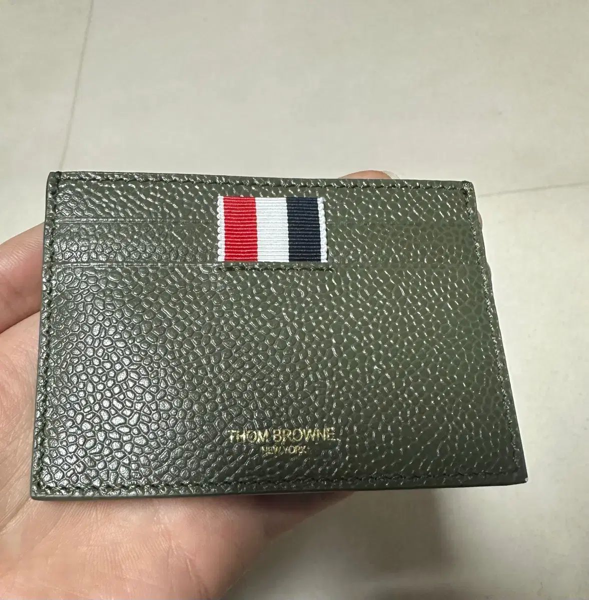 トム ブラウン カードウォレット ダークグリーン