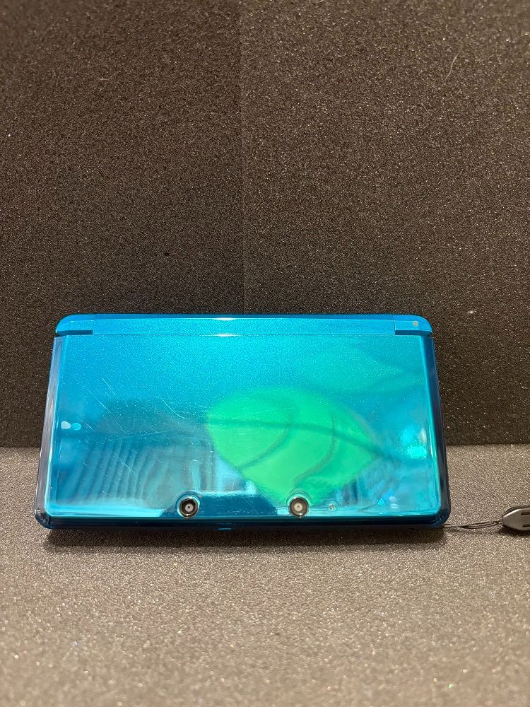 品 ニンテンドー3 DS アクアブルー ケース 充電器付き 〓