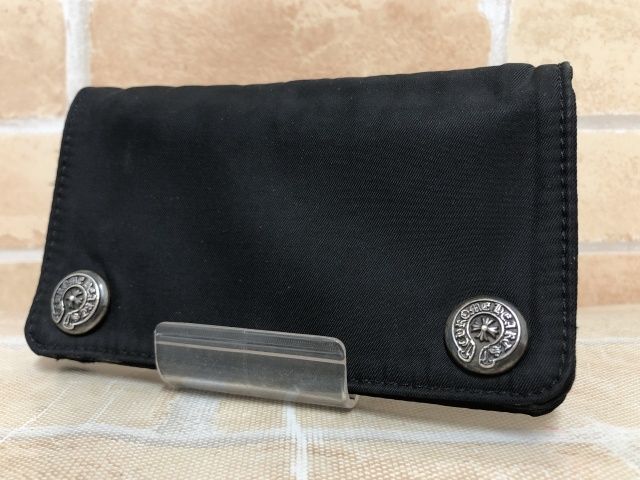 CHROME HEARTS クロムハーツ ナイロン 1 ZIP ウォレット ホースシュー 二つ折り財布