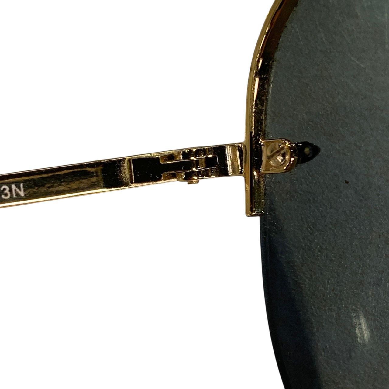 ♪3712 Ray-Ban レイバン サングラス 中古 RB3449 ゴールドフレーム