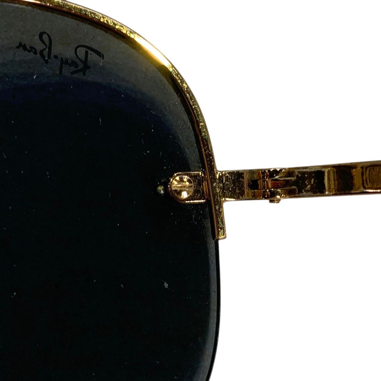 ♪3712 Ray-Ban レイバン サングラス 中古 RB3449 ゴールドフレーム