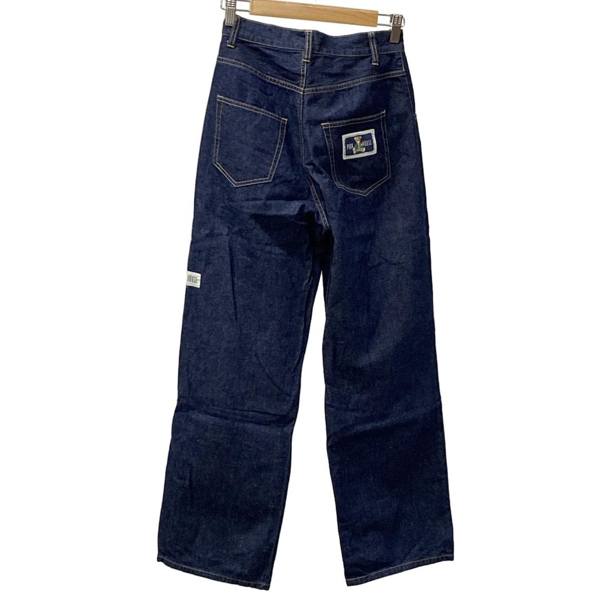 PINK HOUSE ピンクハウス ジーンズ サイズ3 M レディース ダークネイビー フルレングス クマ