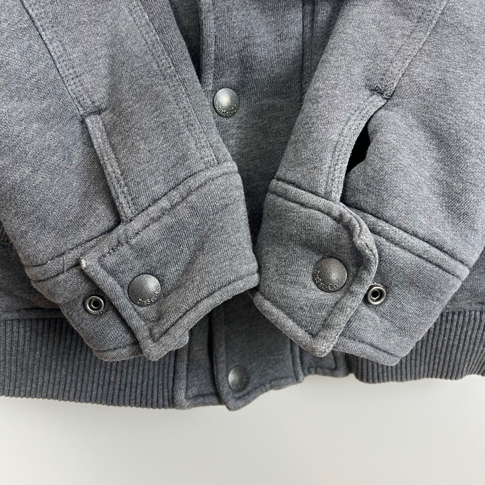 DIESEL 00s y2k archive sweat boa hoodie jacket S ディーゼル