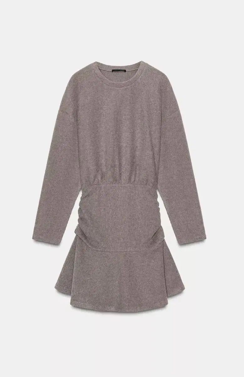 ZARA ソフト ドレープ ベルト付き ドレス イッセイミヤケ