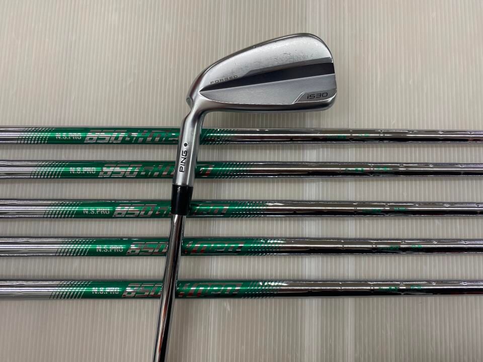 ピン i530 NSプロ850GH neo Sフレックス アイアンセット 中古【最短