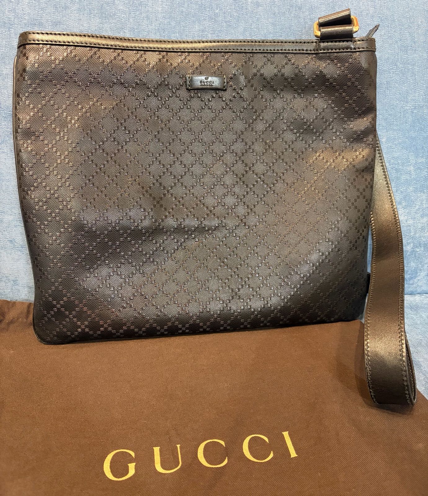 NA 05082 GUCCI グッチ ディアマンテ ショルダーバッグ ブラック 201446