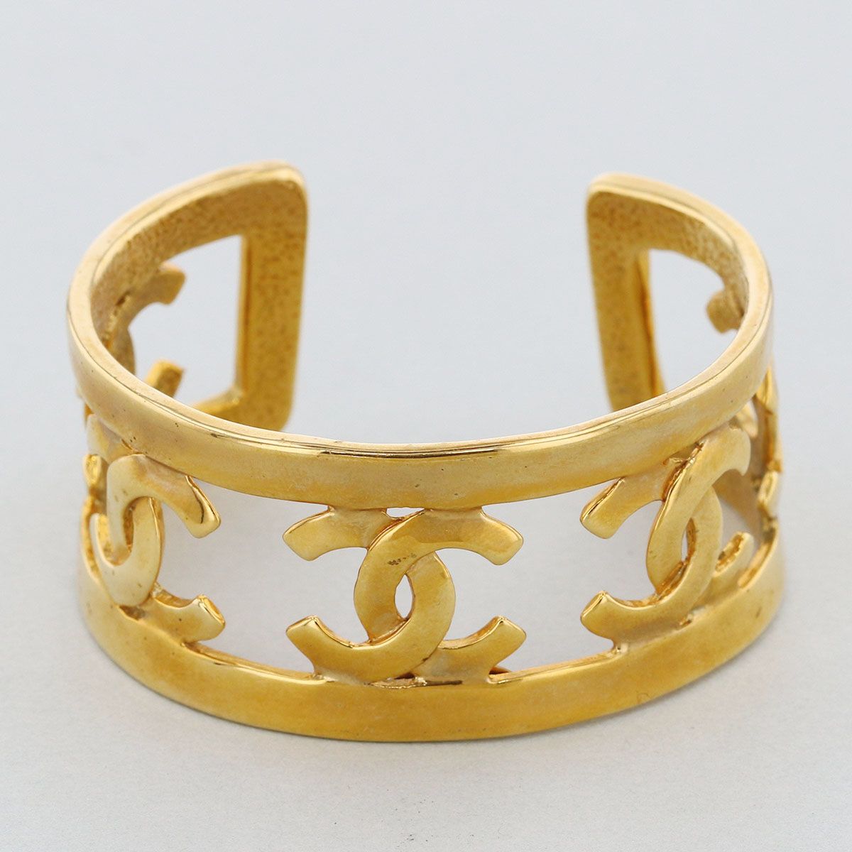 CHANEL シャネル ココマーク バングル ブレスレット レディース メタル