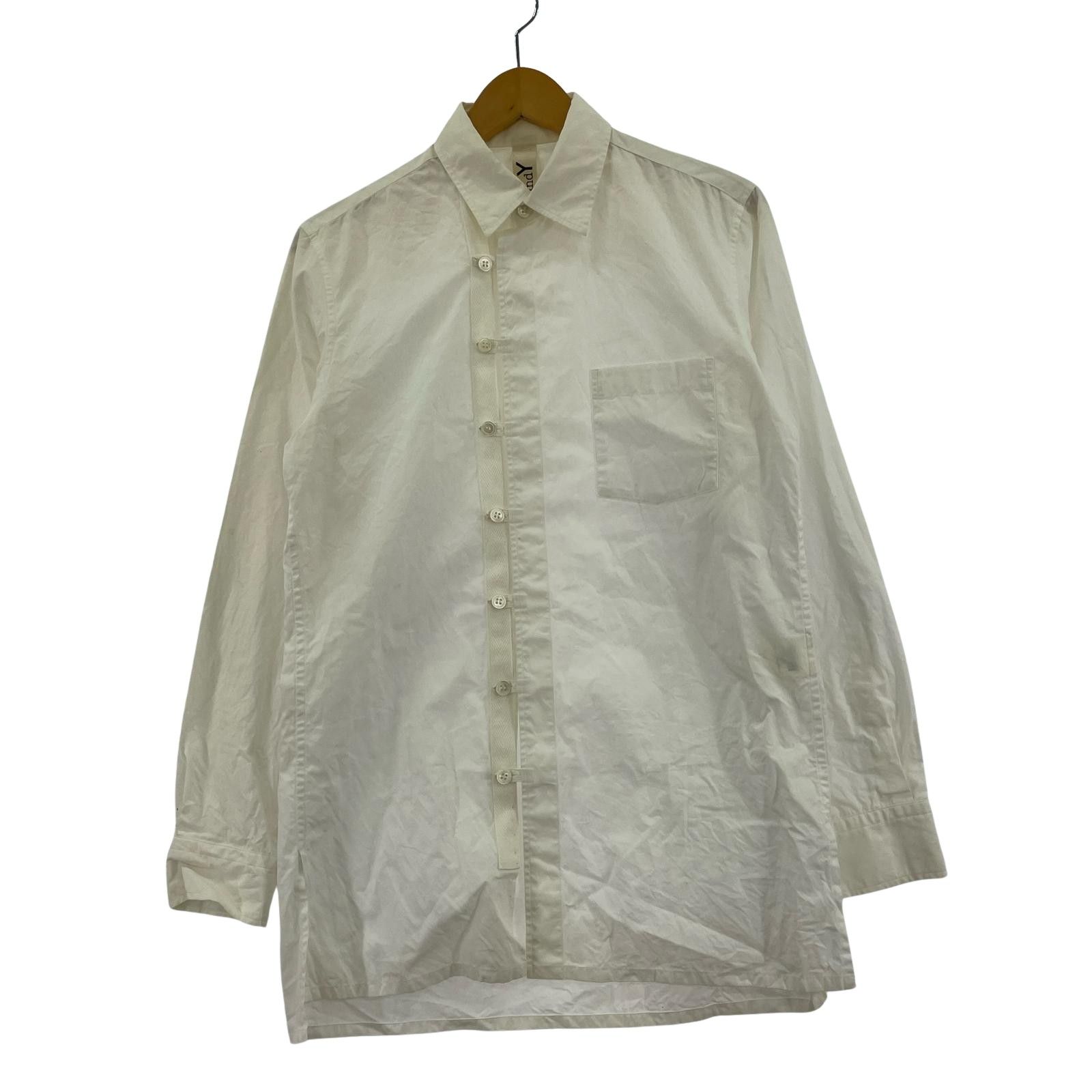 Ground Y 前立てタブシャツ 1 ホワイト