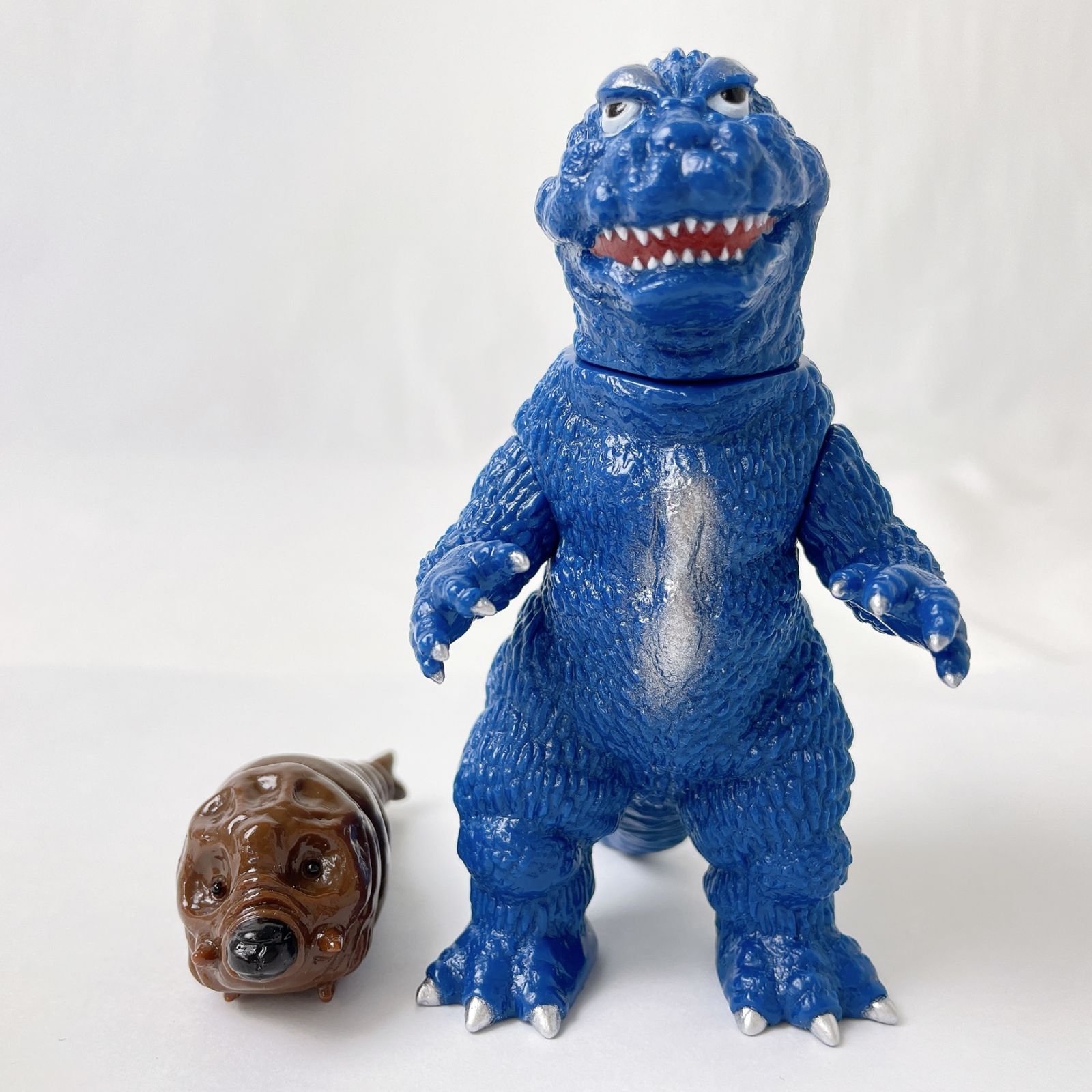 MAXTOY マックストイ ゴジラ 1964 モスゴジ (青色成型) モスラ幼虫 WF