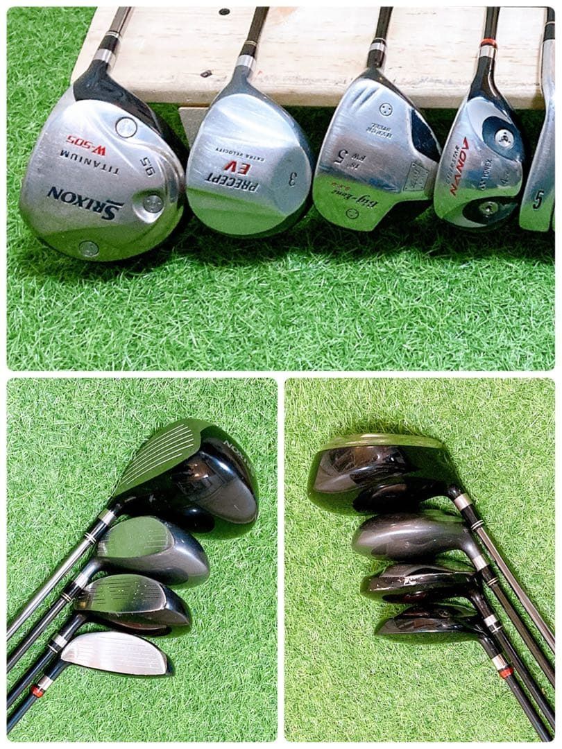 M4.スリクソン 初心者オススメ ゴルフクラブ メンズセット 右利き 12本