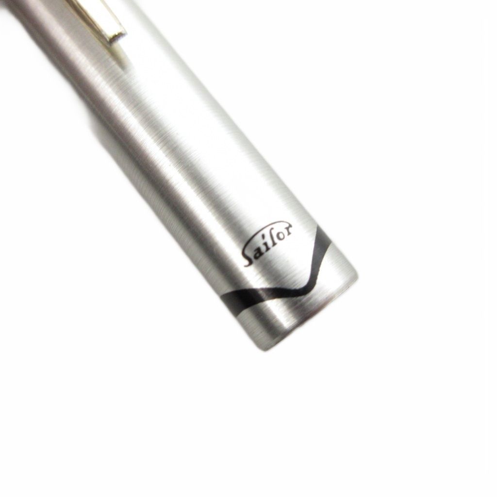  セーラー SAILOR 万年筆 ペン先18 K 文房具 筆記用具 黒 ブラック シルバーカラー 筆記具 文房具 事務用品