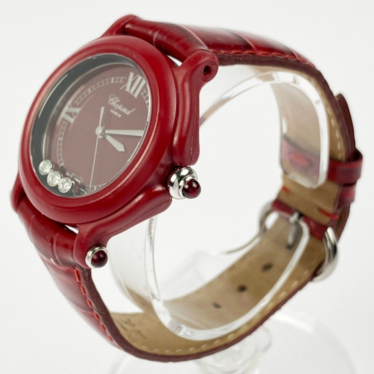 ▽▽Chopard ショパール ビーハッピー 3 Pダイヤ 1969本 品 27 7779