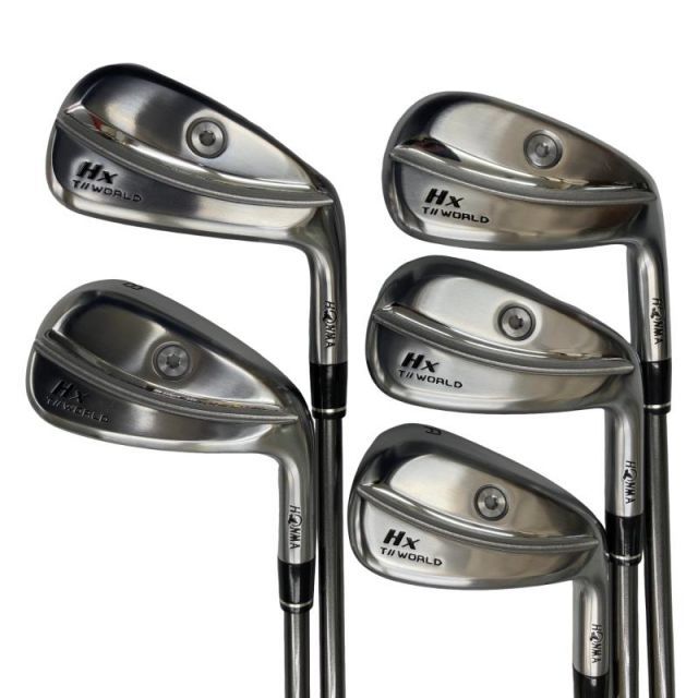 本間ゴルフ TOUR WORLD Hx 5 S アイアンセット IR VIZARD EZ IB 70 フレックスR メンズ 男性用 右利き 右用 Cランク ゴルフクラブ