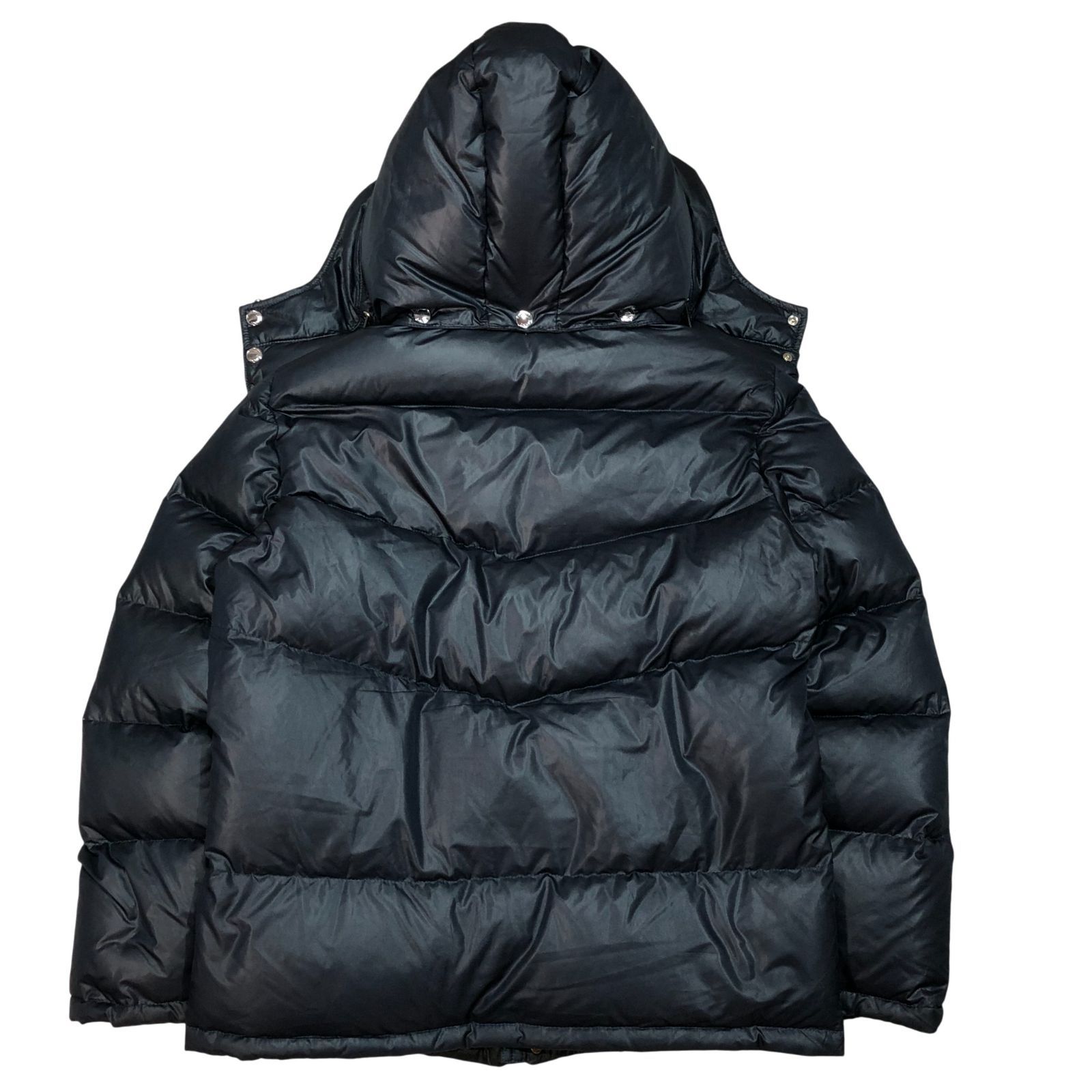 Aquascutum アクアスキュータム 2WAY 中綿 ジャケット 48 ネイビー 