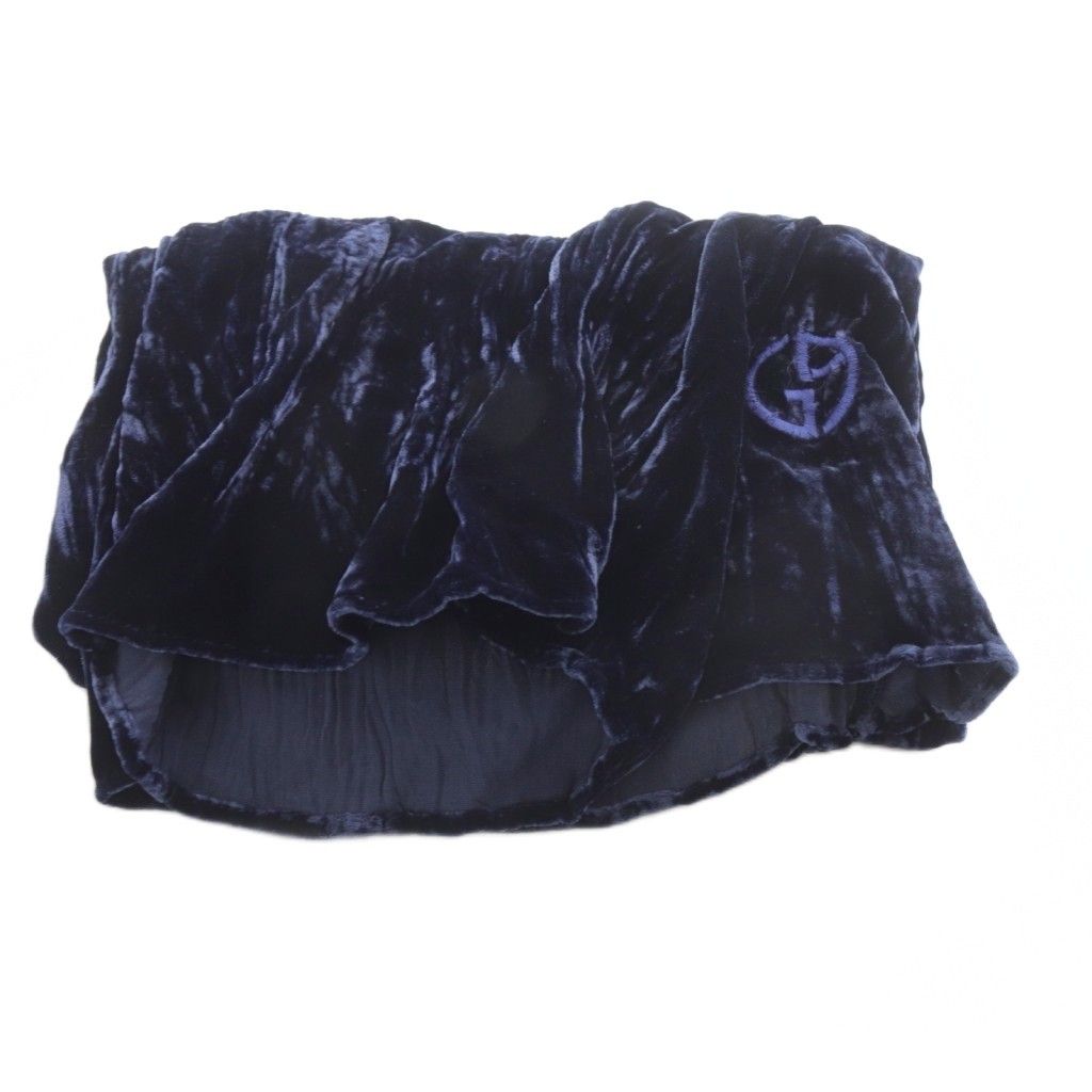 ジョルジオアルマーニ GIORGIO ARMANI ストール 紺 ネイビー