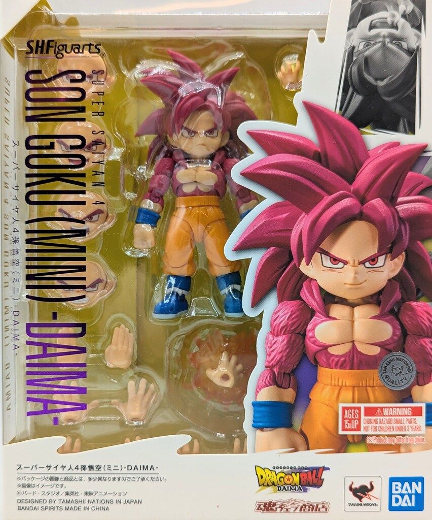 BANDAI SPIRITS S H Figuarts スーパーサイヤ人4孫悟空 ミニ DAIMA