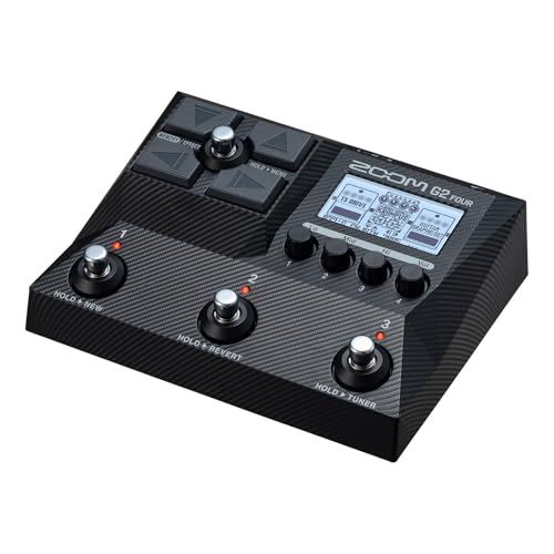 ZOOM ズーム G 2 FOUR ギターマルチエフェクター IR搭載 79種類エフェクト USBオーディオ対応 軽量コンパクト MFX Gシリーズ ブラック アダプター同梱 メーカー延長保証3年 mm