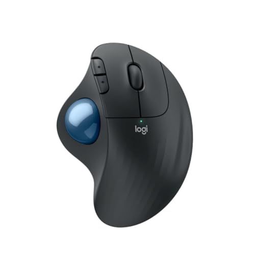 Logitech 静音 ワイヤレス トラックボール マウス ERGO M 575 SP Bluetooth Logi Bolt 無線 Windows Mac iPad OS Chrome トラックボールマウス ブラック S ロジテック 海外mm