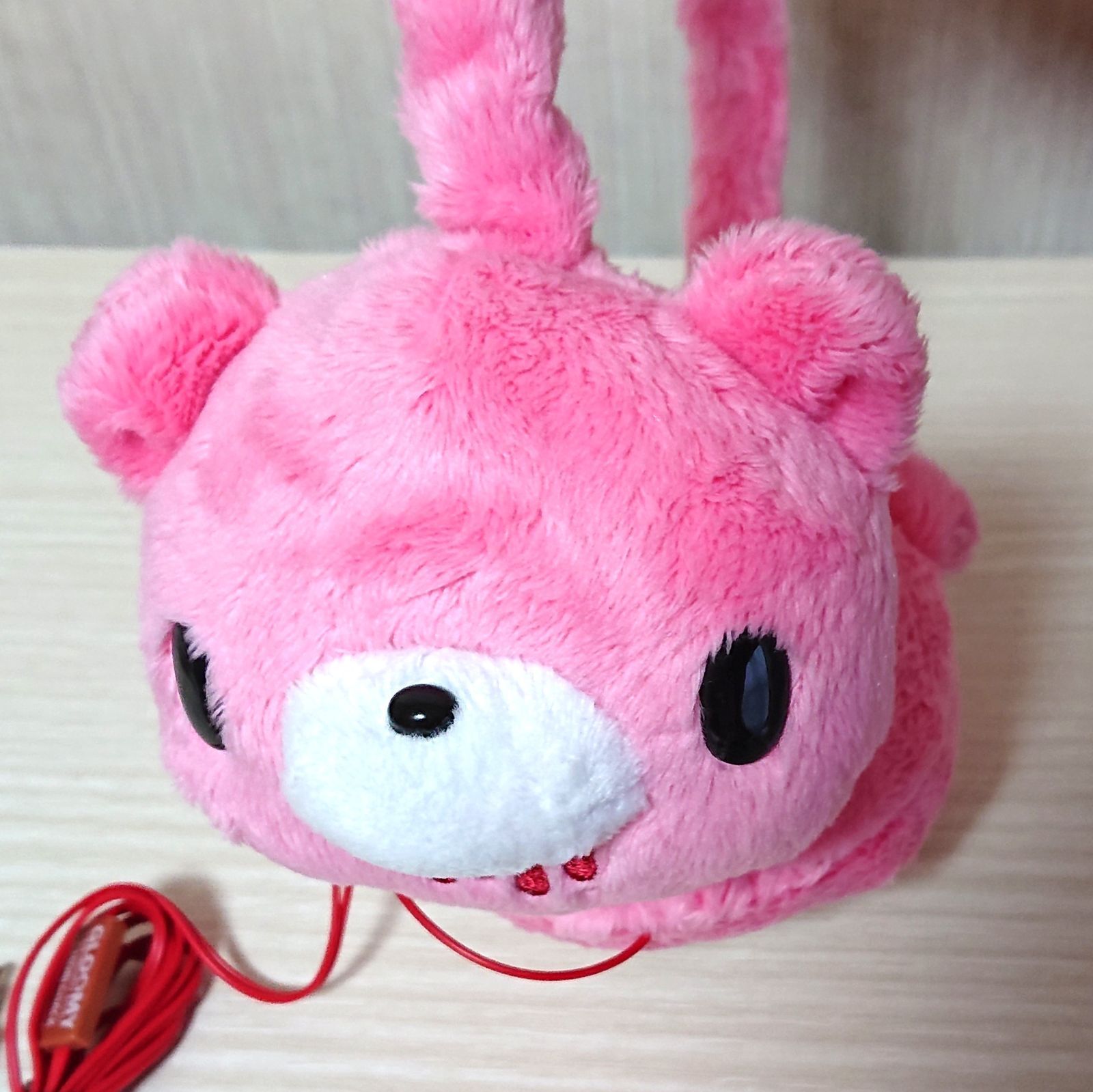 顔グル～ミ～ みみあてヘッドフォン ピンク チャックスGP CGP-310