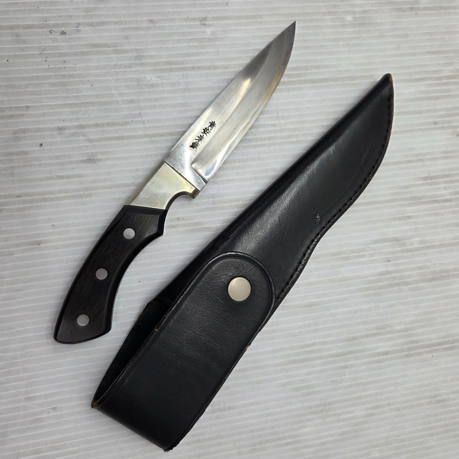 1 S 01102 光良作 青安来鋼 武士 ナイフ アウトドア サバイバル ミニタリー 刃物