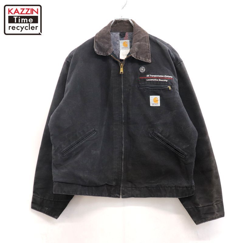 00s USA製 Carhartt 裏地ブランケット デトロイト ダック ジャケット