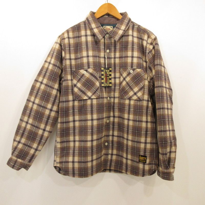 AT DIRTY アットダーティー 長袖シャツ ATD OLD CHECK L S SHIRT サイズ 104