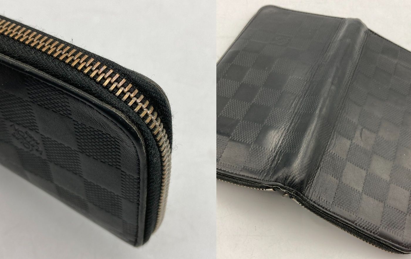 ルイ・ヴィトン ダミエ アンフィニ ラウンドファスナー長財布 N63300 ルイ・ヴィトン ダミエ アンフィニ ラウンドファスナー長財布 N63300