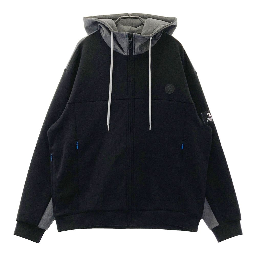 サイズ L IZREEL イズリール 2025年モデル ジップパーカー ブラック系 ゴルフウェア メンズ ストスト
