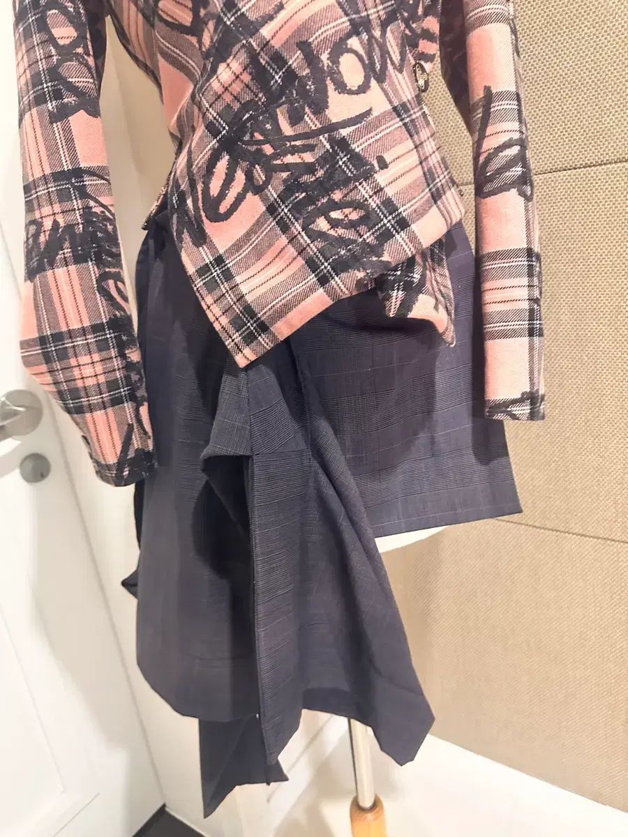 ヴィヴィアン ウエストウッド レッドレーベル アシメントリー ドレープ スカート イタリア産