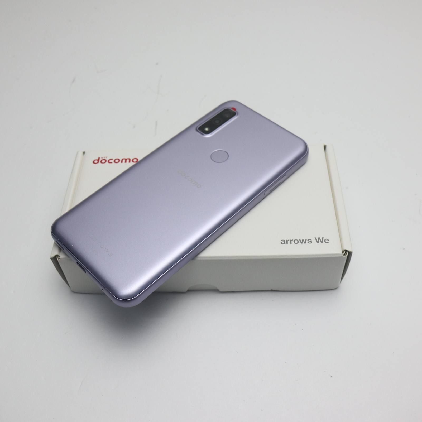 新品未使用 F-51B arrows We パープル スマホ 白ロム 本体 即日発送