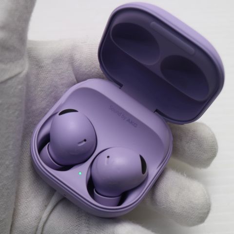 超美品 Galaxy Buds2 Pro ボラ パープル Galaxy イヤホン 即日発送