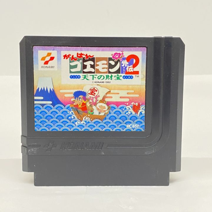 東店25-2850-2601] [店舗併売]ファミコン がんばれゴエモン外伝2 完品
